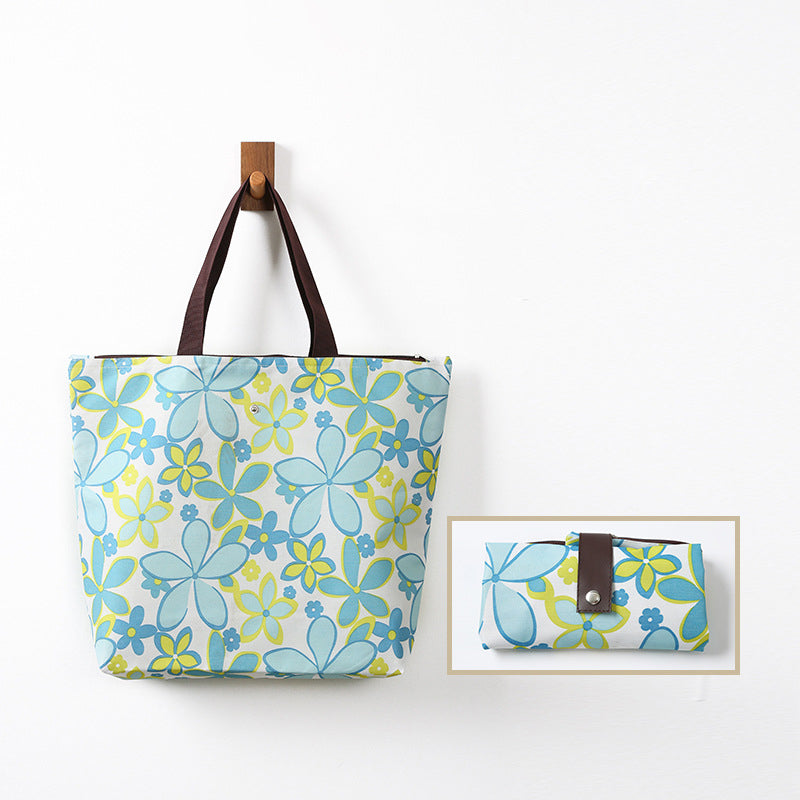 Foldable Oxford Shopping Bag with Large Capacity