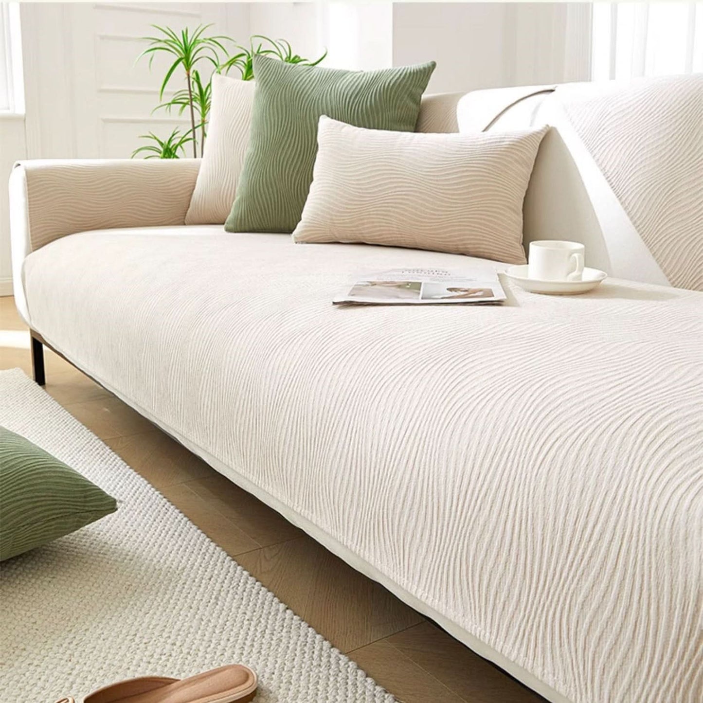 Chenille Non-Slip Sofa Cover for Stylish Protection