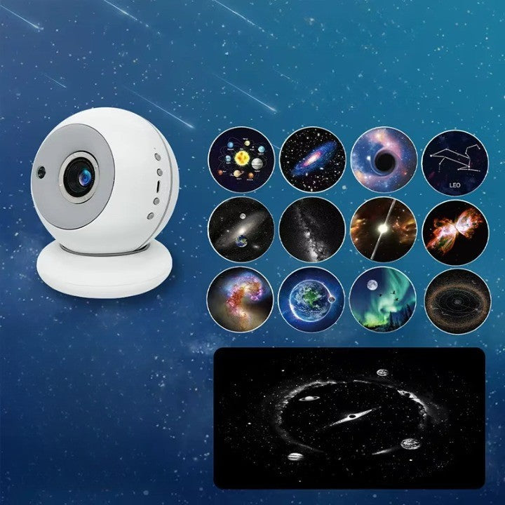 360° Rotating Star Projector Night Light with LED