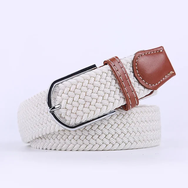 Casual Adjustable Stretch Belt in Elastic Fabric