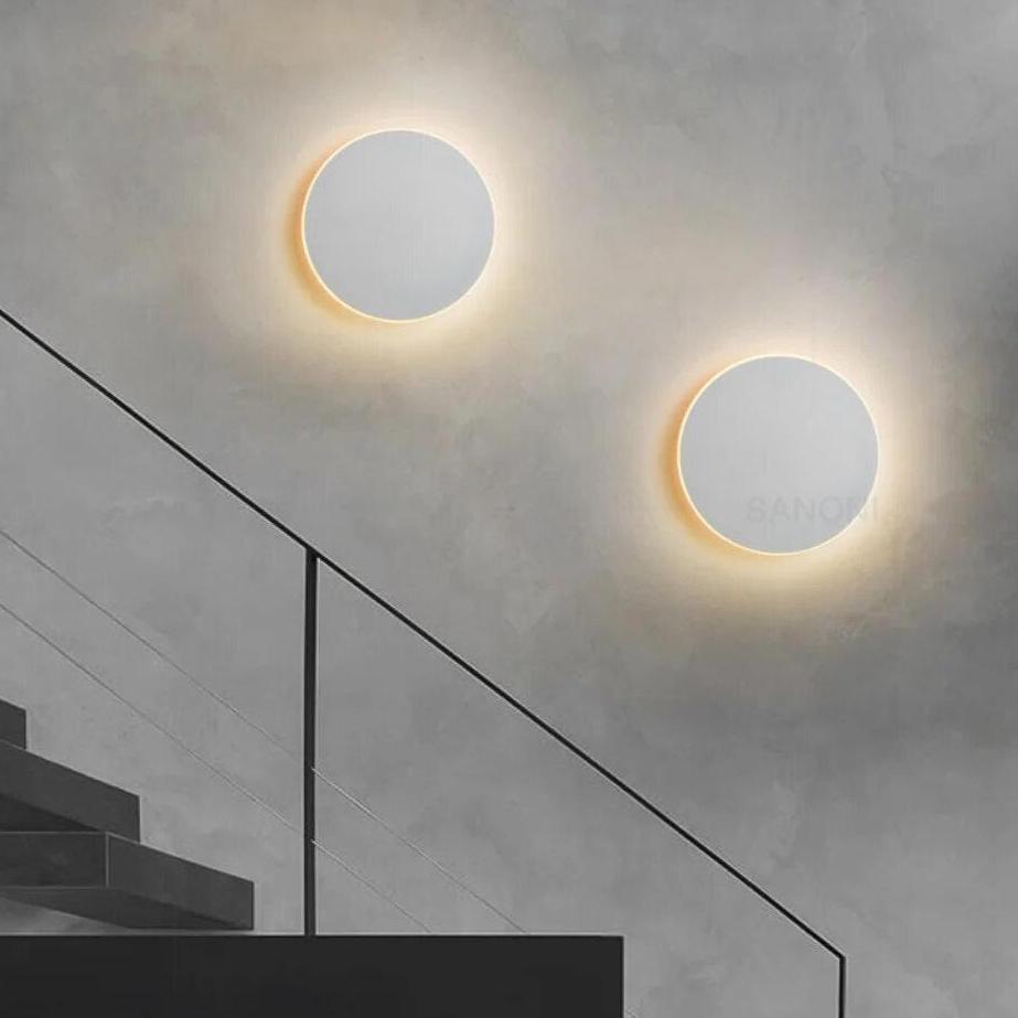 Round LED Touch Wall Light - Modern Sleeksphere Design