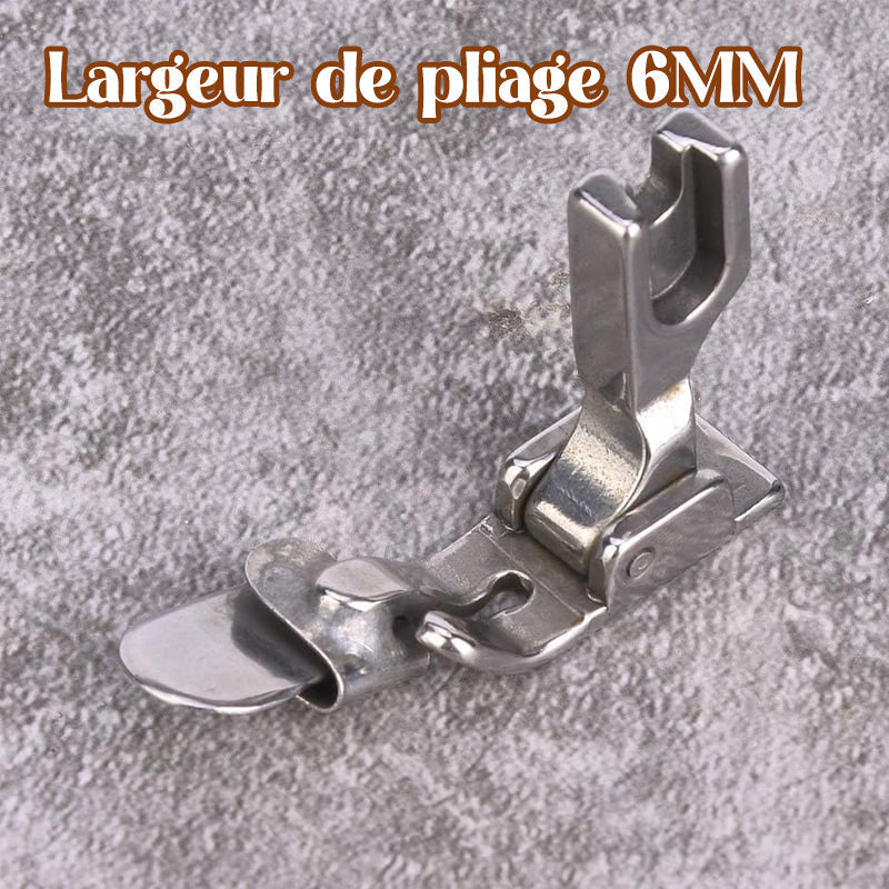 Foldable Sewing Edge Foot for Flat Seam Machines