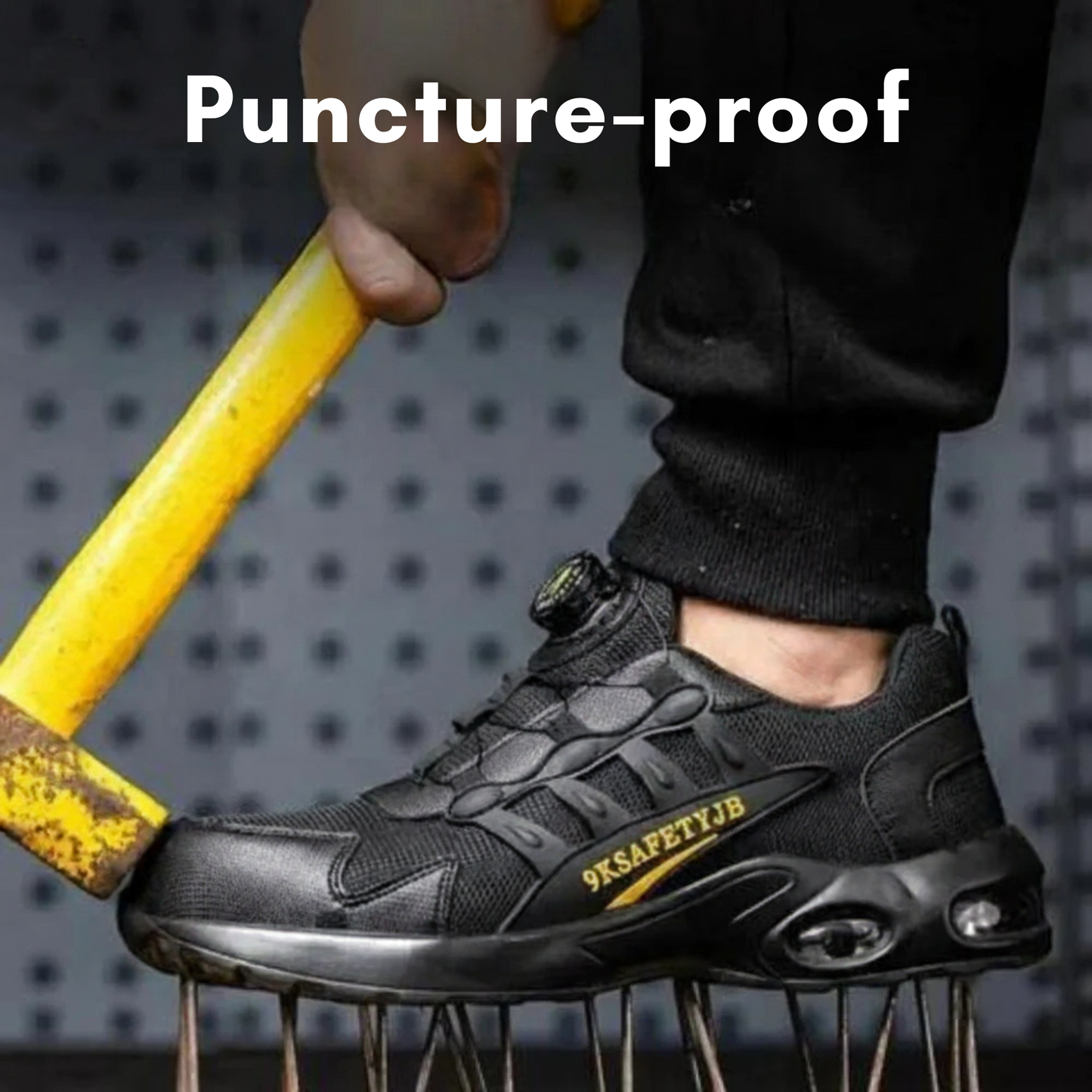 Orthopedic Safety Shoes with Non-Slip Sole and Maximum Comfort