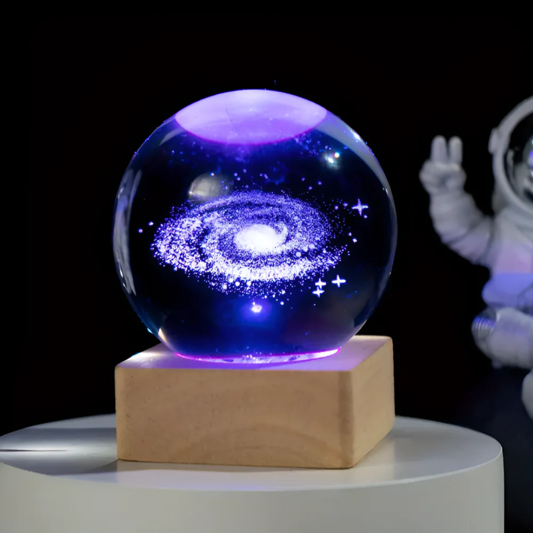 Magical LED Galaxy Table Lamp - Cordless Rechargeable Night Light