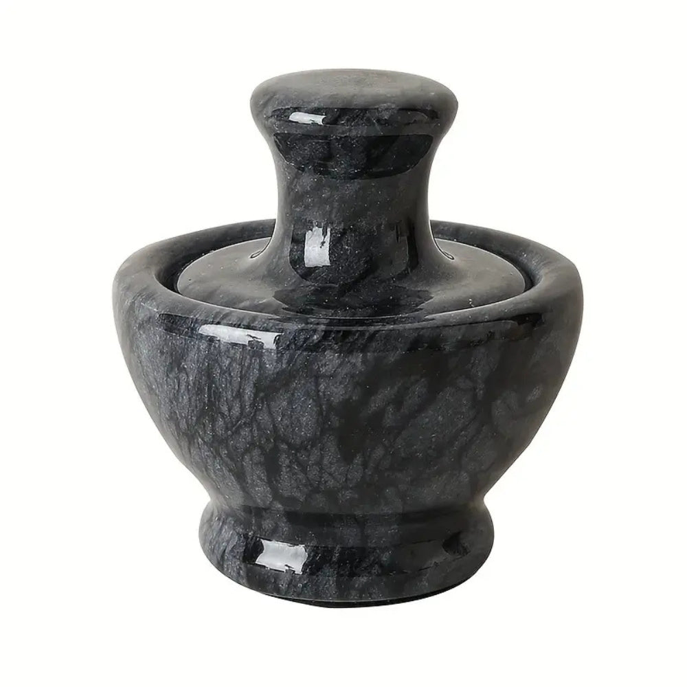 Marble Mortar and Pestle Set for Spices and Herbs