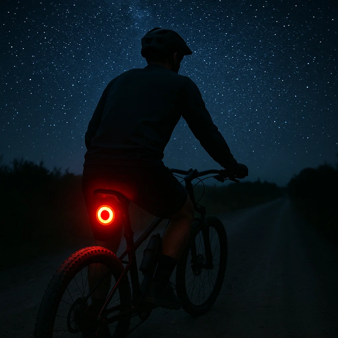 USB Rechargeable Smart Bike Rear Light with Automatic Brake Signal