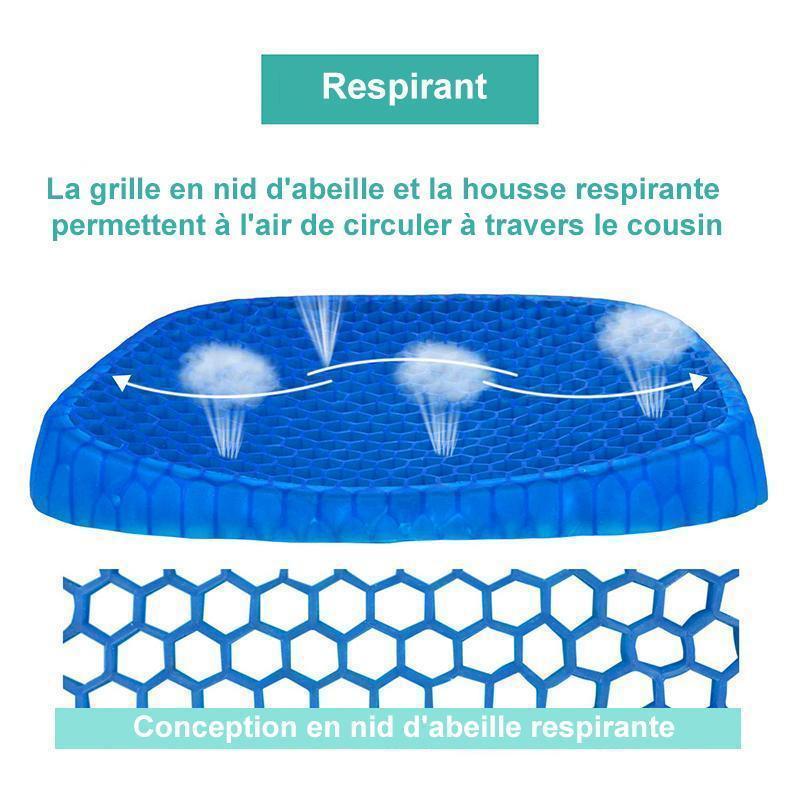 Gel Seat Cushion for Back Pain Relief and Improved Posture