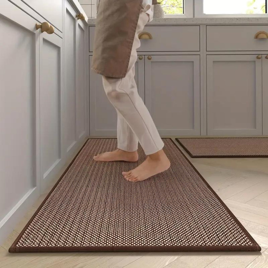 Non-Slip Classic Kitchen Mat Set with Comfort Support