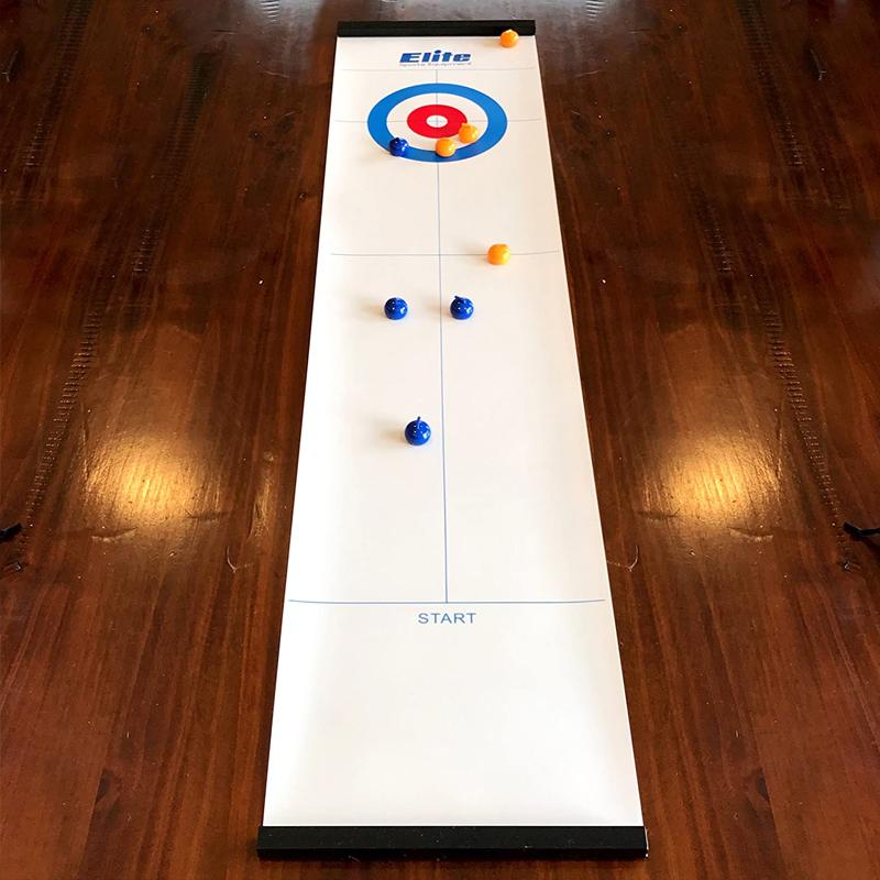 Mini Table Curling Game for Family Fun