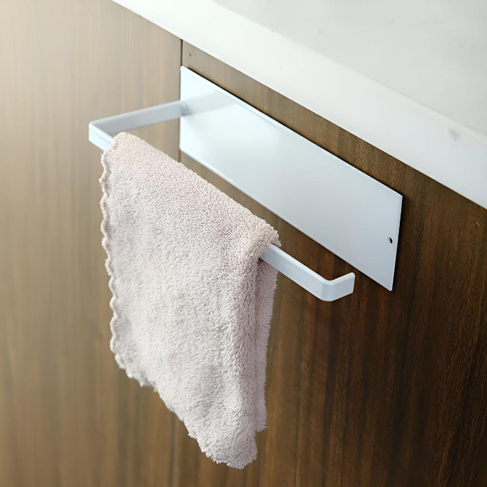 Adhesive Wall-Mounted Paper Towel Holder in Durable Iron