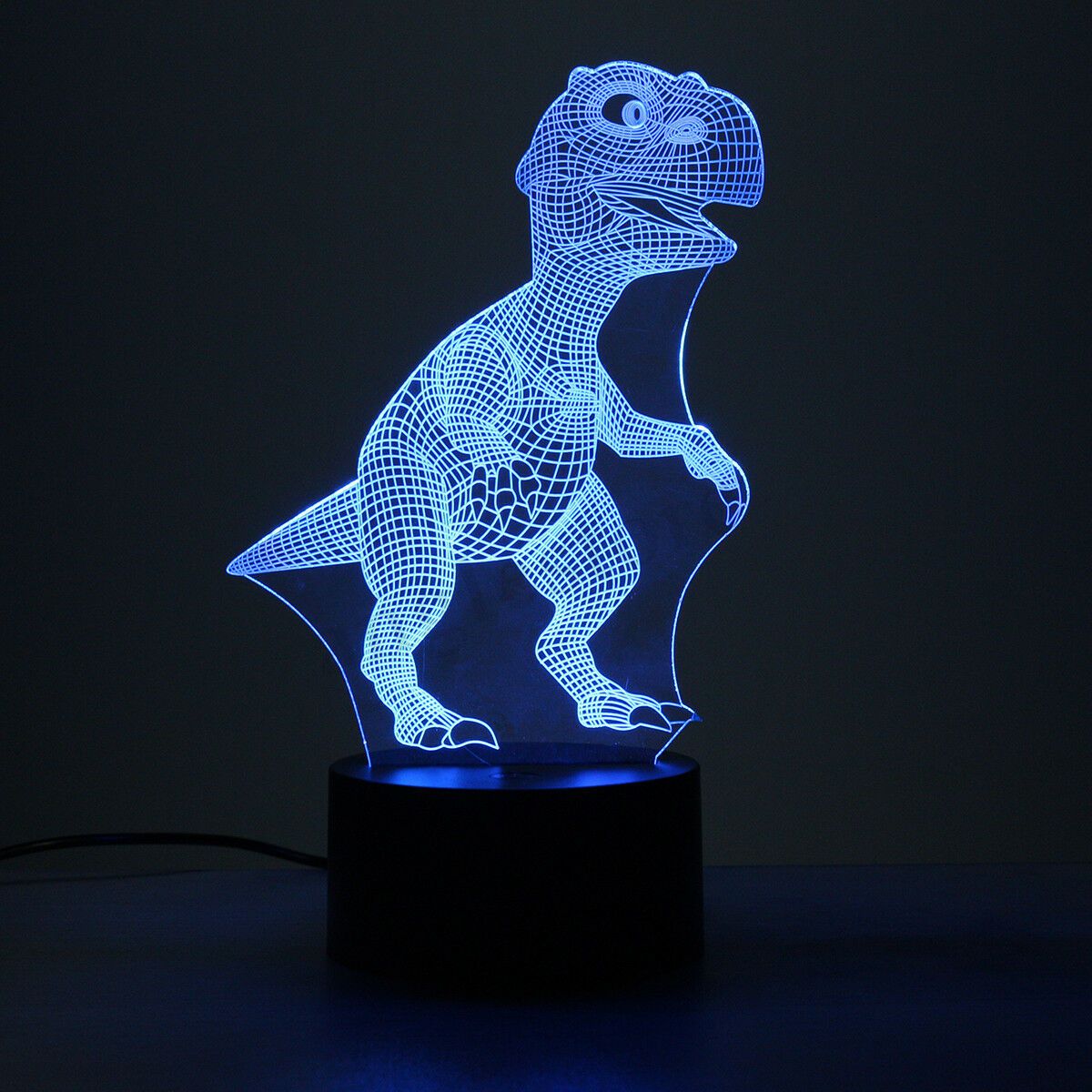 3D Color-Changing T-Rex Dinosaur Night Light