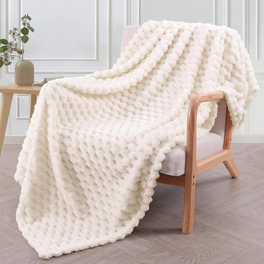 Ultra-Plush Marshmallow Comfort Throw Blanket