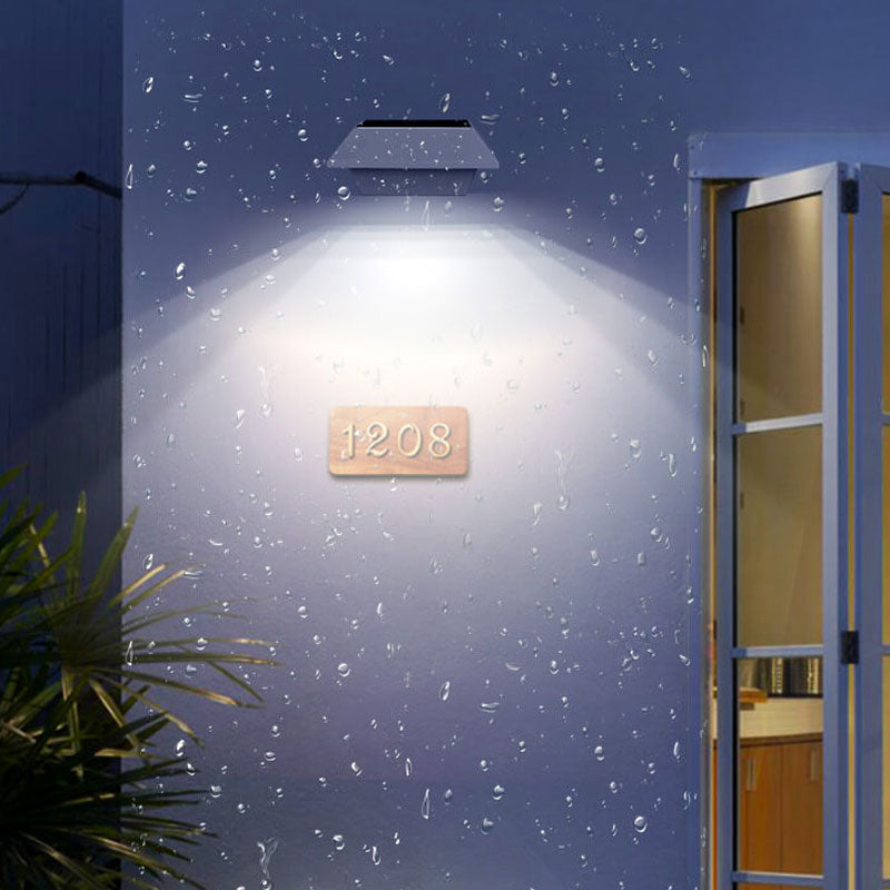 Solar UFO Outdoor LED Wall Light - Modern Aluminum Design