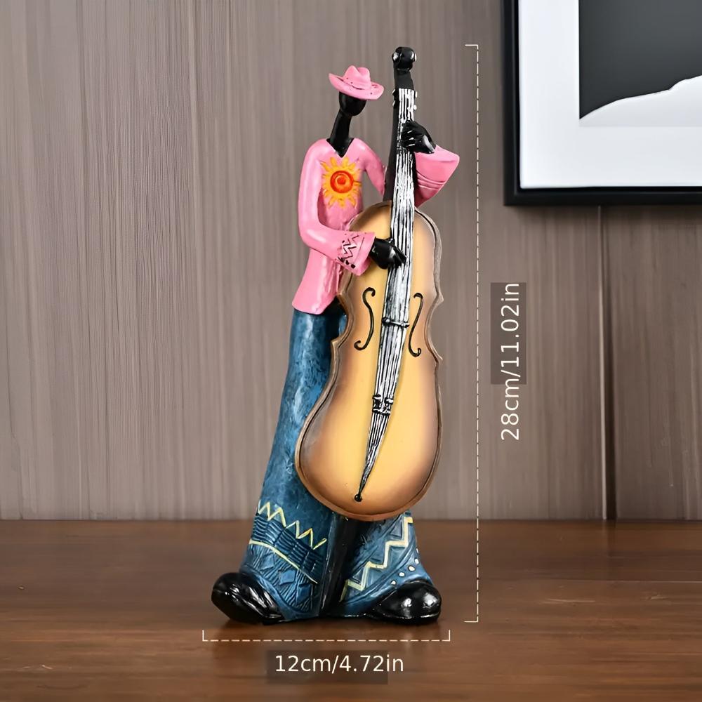 Abstract Jazz Band Resin Sculpture