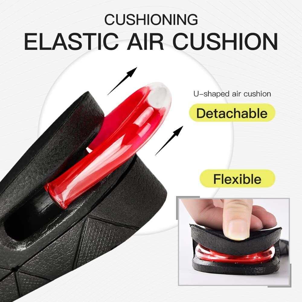 Adjustable Height Increase Insoles for Men and Women