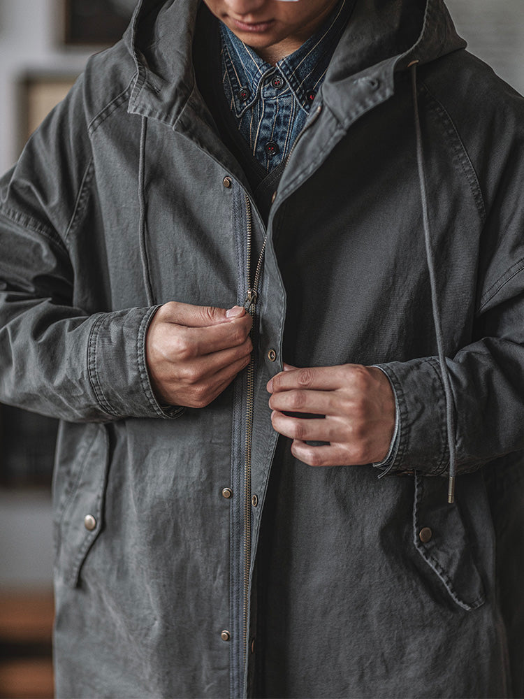 Hooded M51 Parka Shell with Adjustable Cuffs