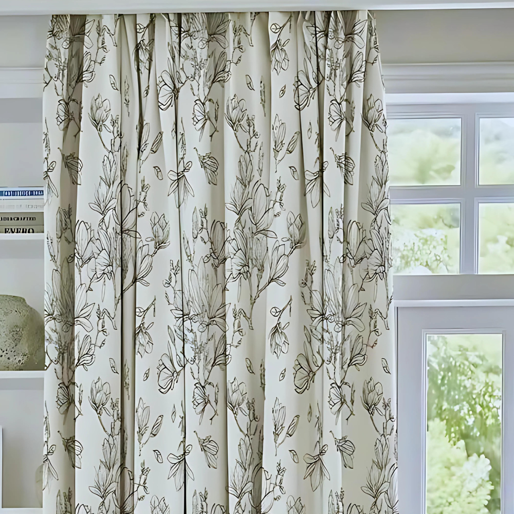 Blackout Floral Sunshade Curtains