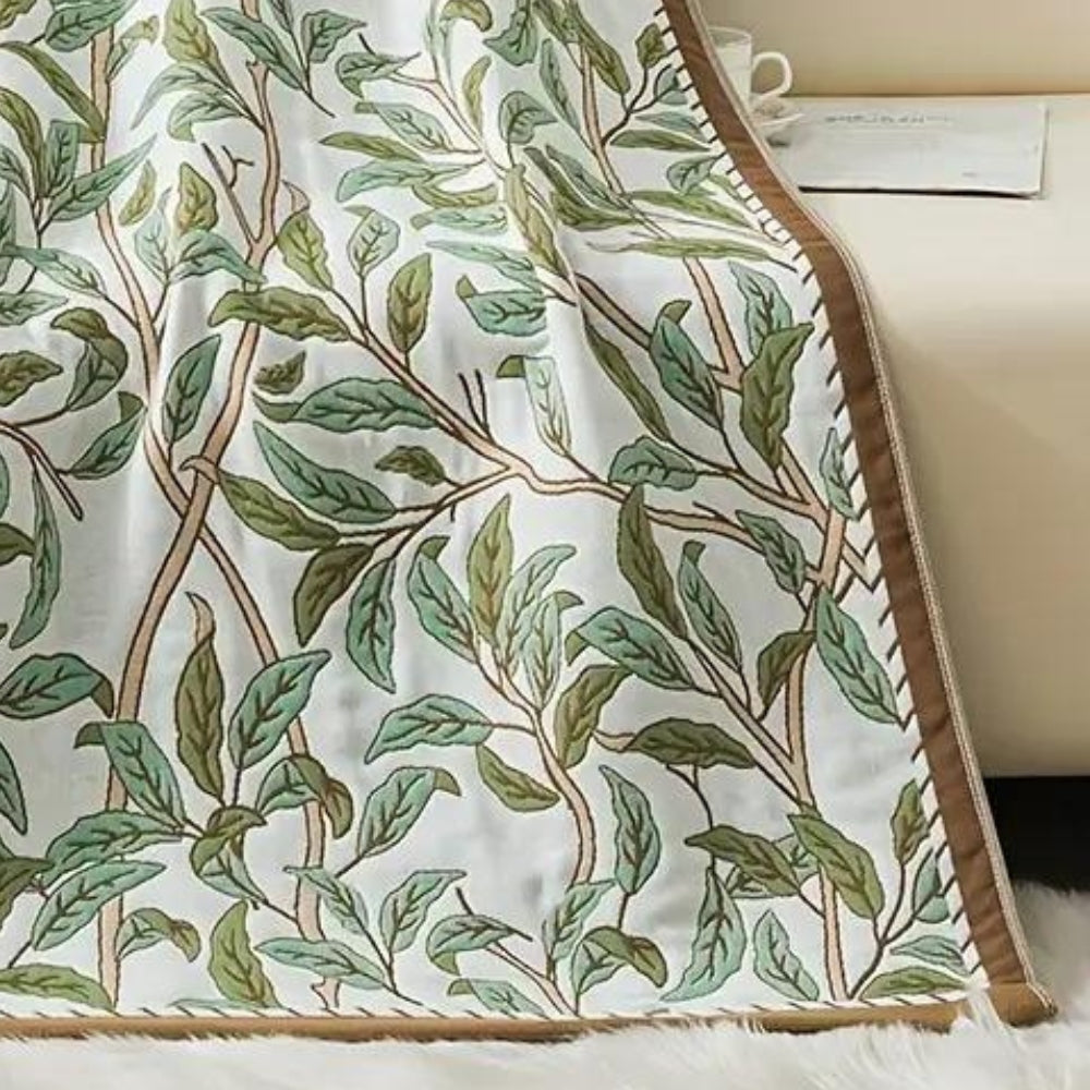 Floral Pattern 100% Cotton Bath Towel