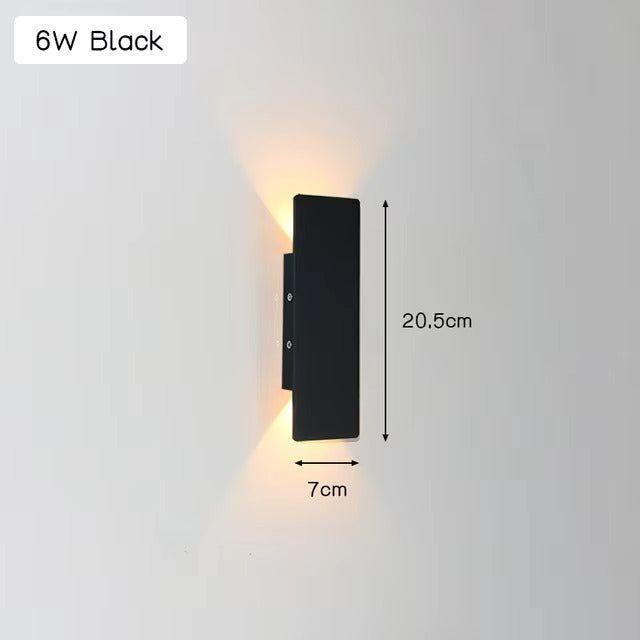 Weatherproof Aluminum LED Wall Lamp for Outdoor Use