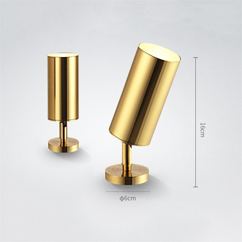 Nordic Brass Gold Adjustable Spotlight 5W/10W