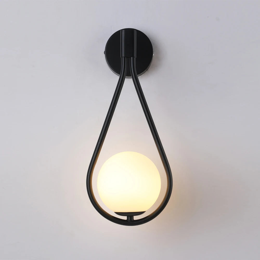 Mid-Century Modern Sphere Wall Lamp