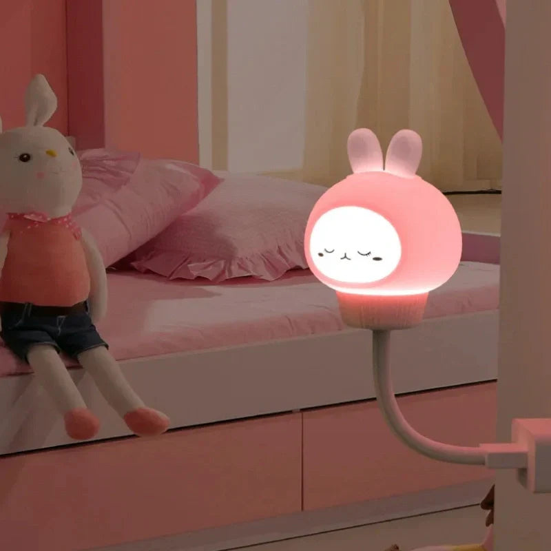 Cute Animal Night Light with Remote Control