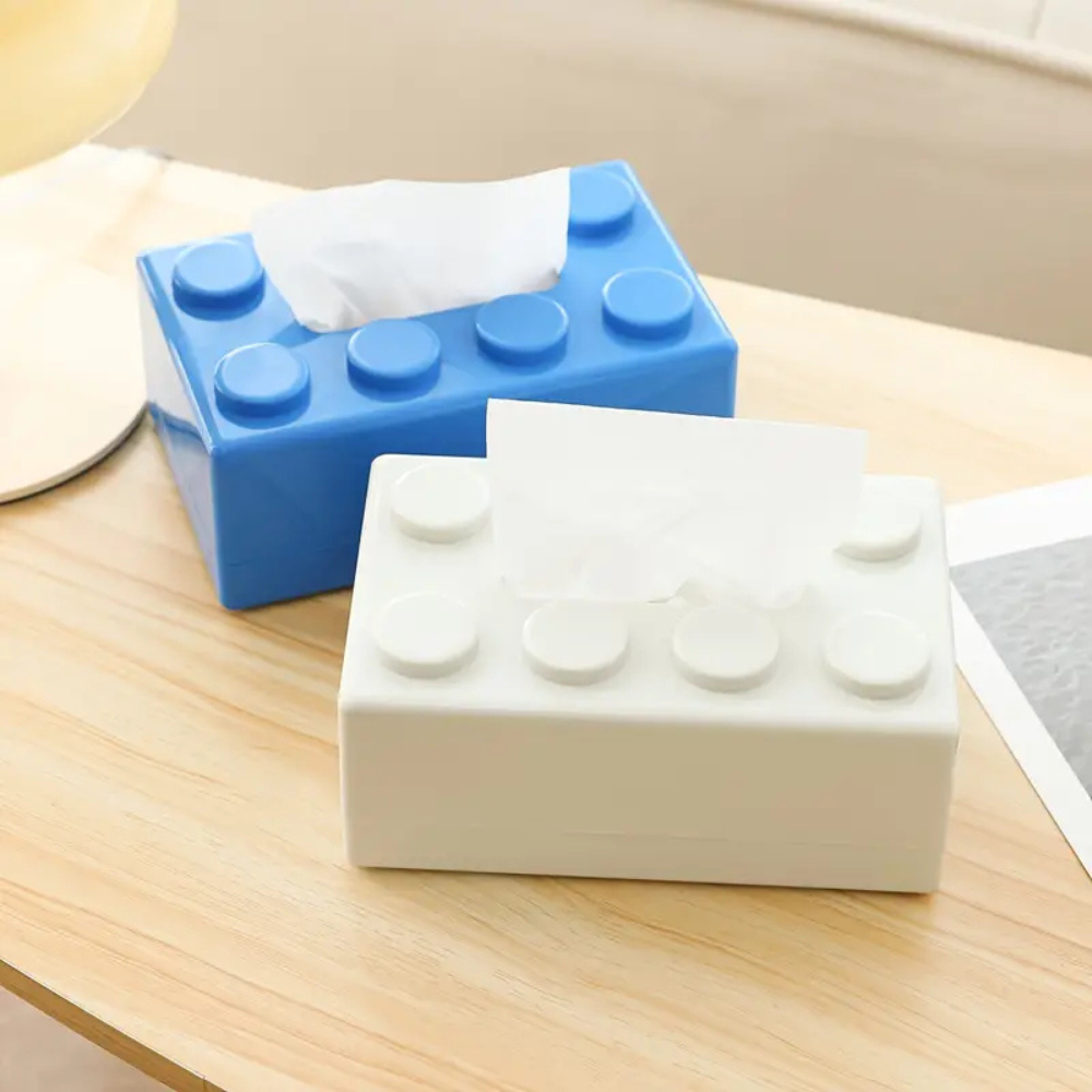 Building Blocks Tissue Holder - Colorful ABS Design