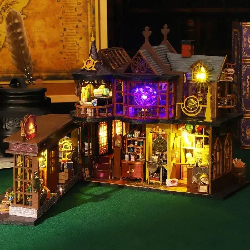 Magic Treasure House DIY Book Nook with LED Lights