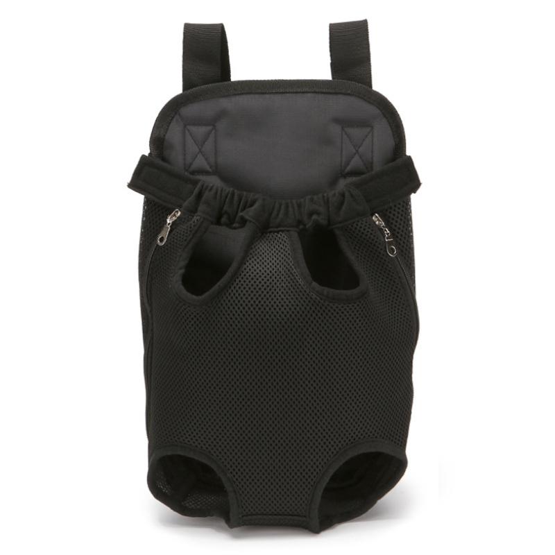 Front Pet Backpack Carrier with Adjustable Straps and Mesh Panels
