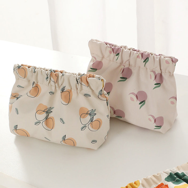 Mini Portable Knitted Fabric Wallet for Travel and Organization