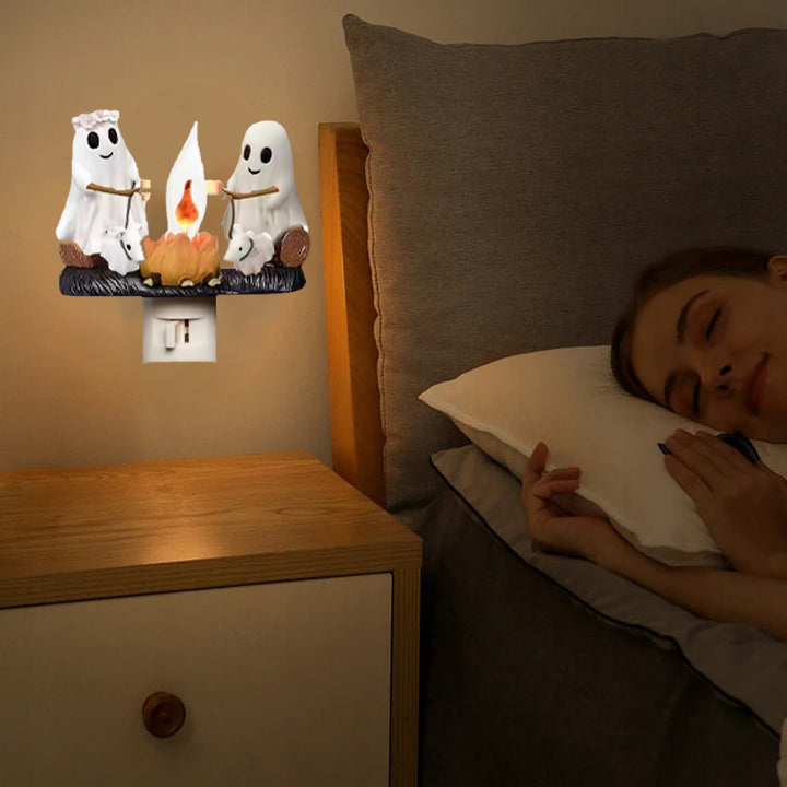 Flickering Ghost Campfire Night Light