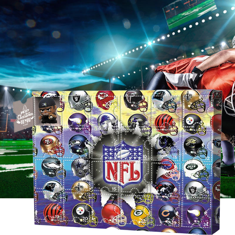 Football-Themed Advent Calendar with 24 Collectible Surprises