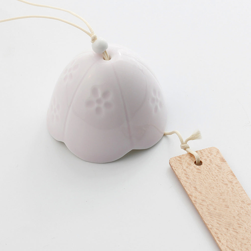 Japanese Sakura Ceramic Wind Bell