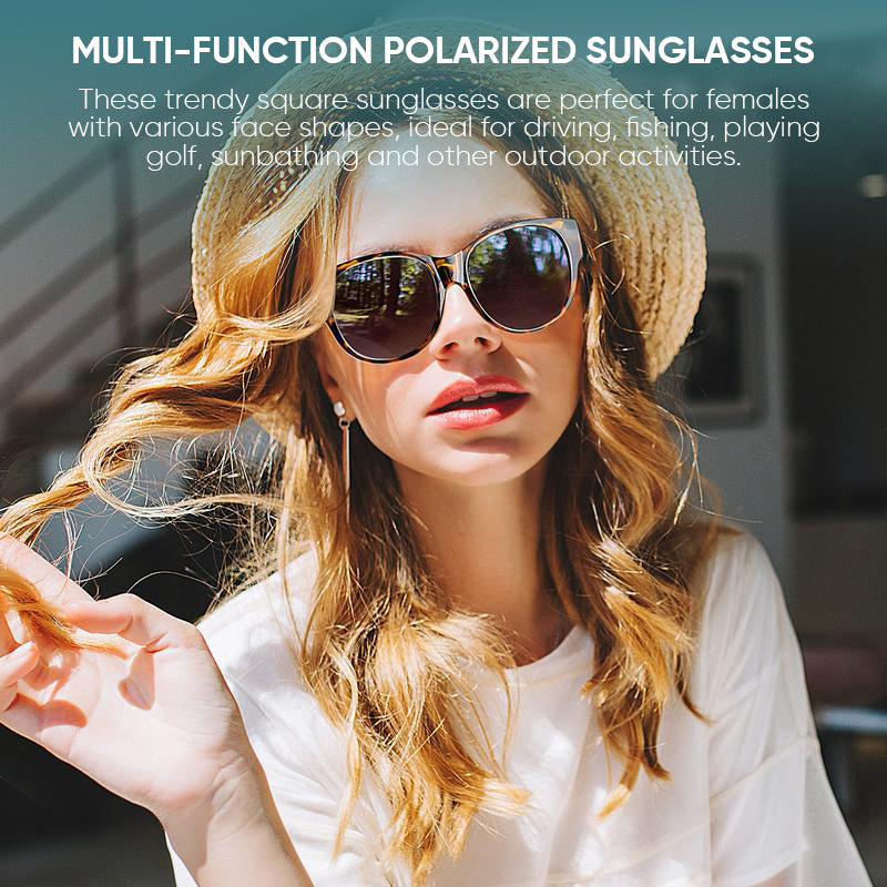Fit Over Prescription Glasses Polarized Cat-Eye Sunglasses