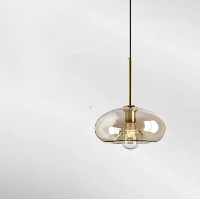 Scandinavian Pendant Light with Warm Illumination