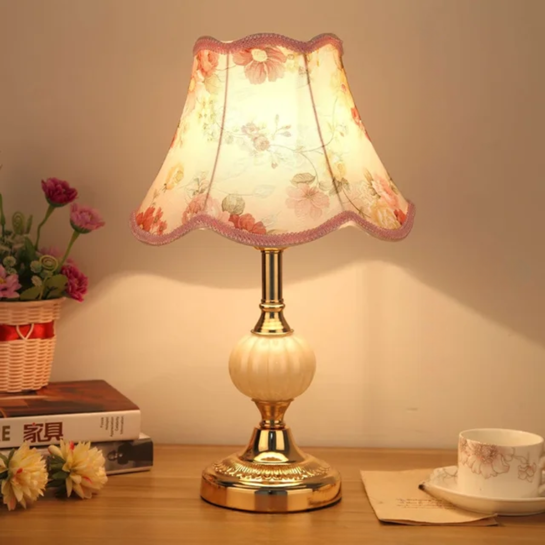 Vintage Scandinavian Metal Table Lamp