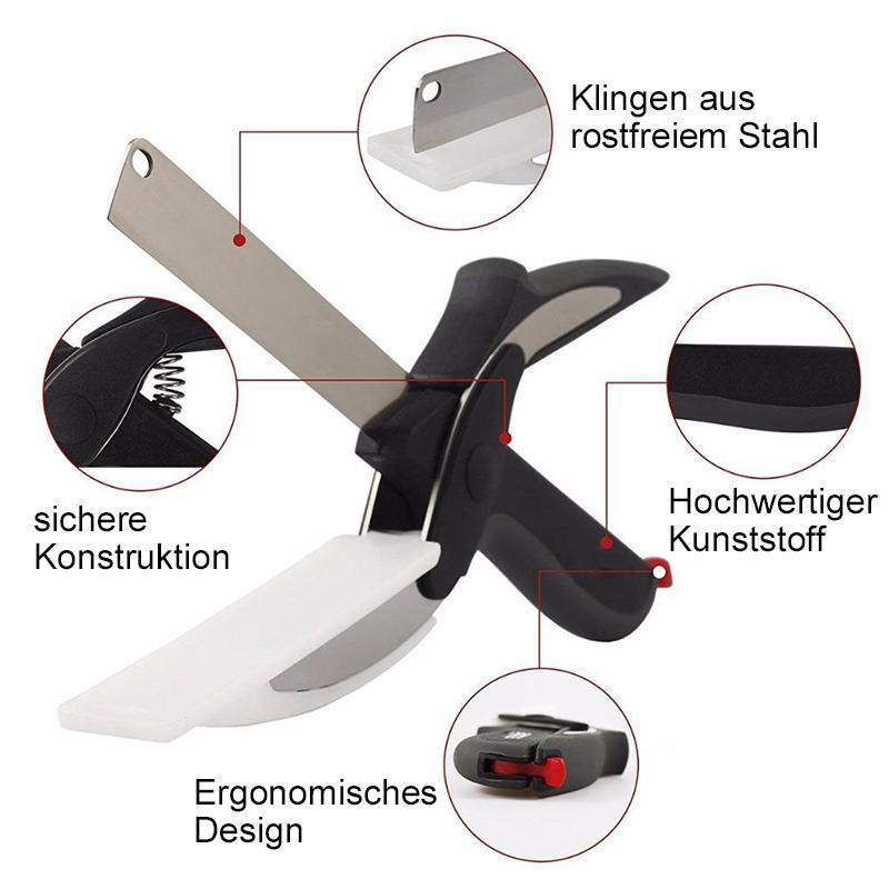 Versatile Stainless Steel Kitchen Scissors with Comfortable Grip