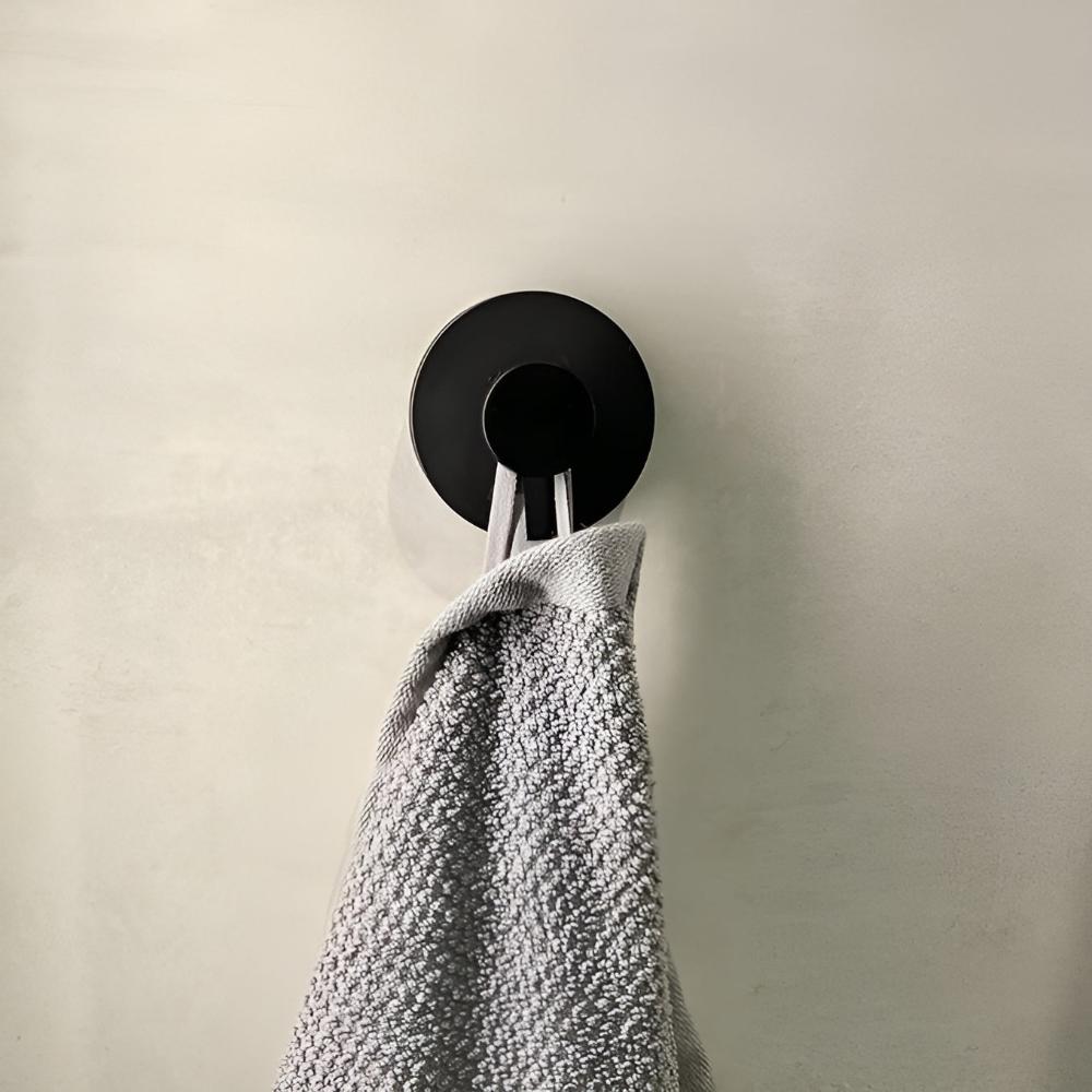 Stainless Steel Grip Lock Shower Hooks - Tool-Free, Waterproof, 7kg Capacity