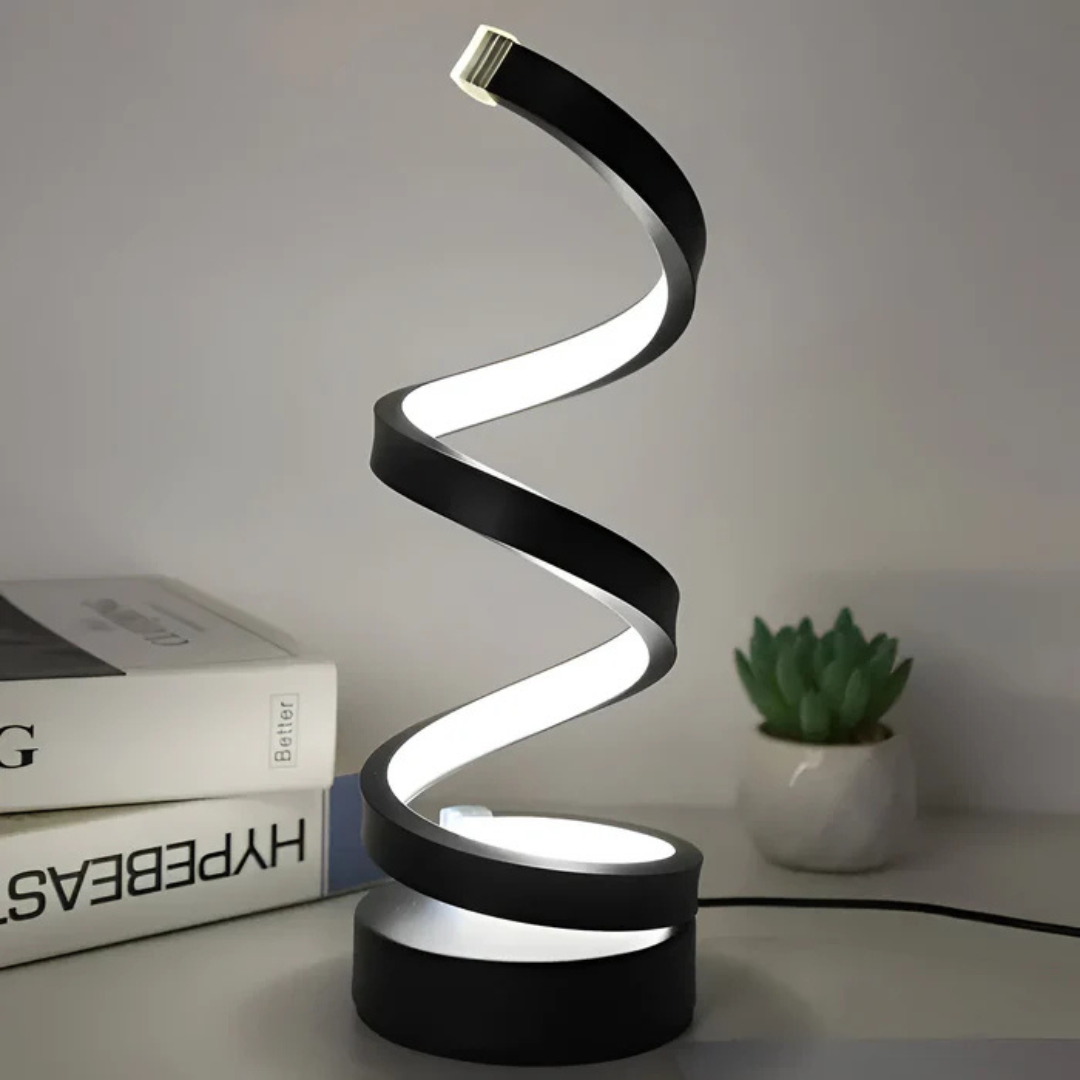 Dimmable Spiral LED Table Lamp