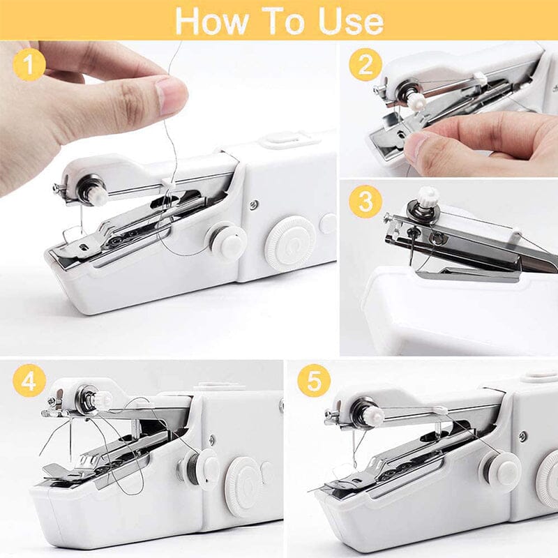 Portable Handheld Sewing Machine for Quick Fixes