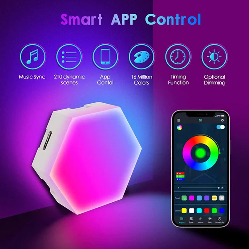 DIY Modular Touch-Sensitive Night Light with Music Sync and App Control