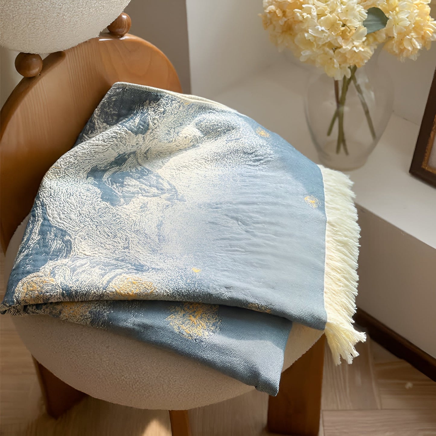 Midnight Swirls Soft Cotton Bath Towel