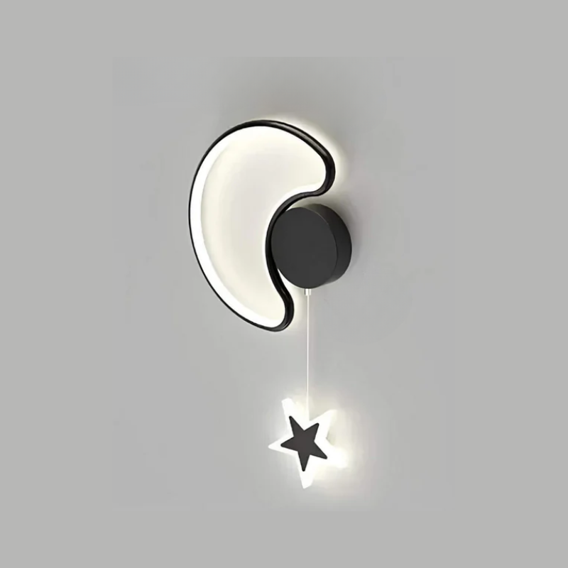 Magical Cloud and Star Wall Lamp with Moon LED Light