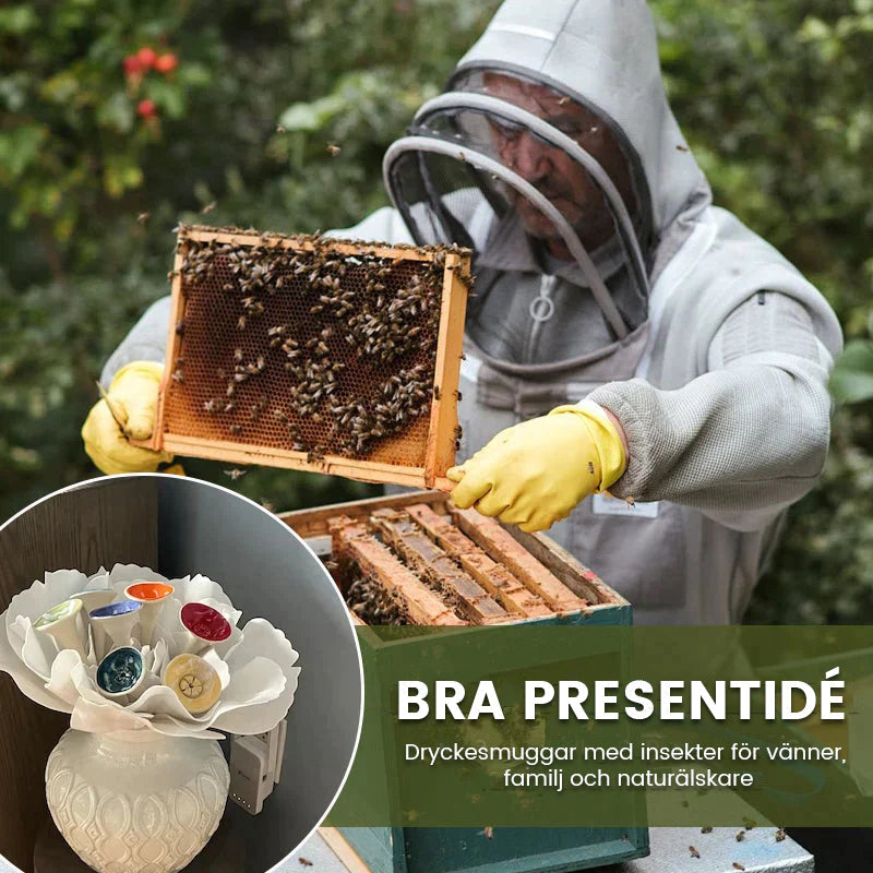 Ceramic Drinking Cup for Bees and Insects - Eco-Friendly Pollinator Hydration Solution