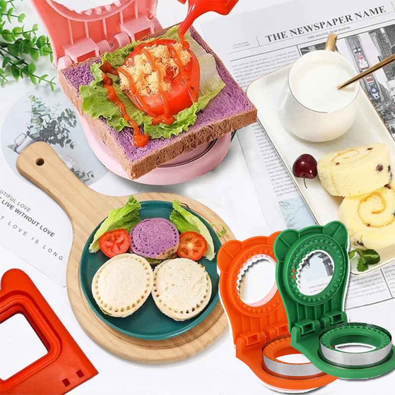 Stainless Steel Sandwich Cutter and Sealer for Kids