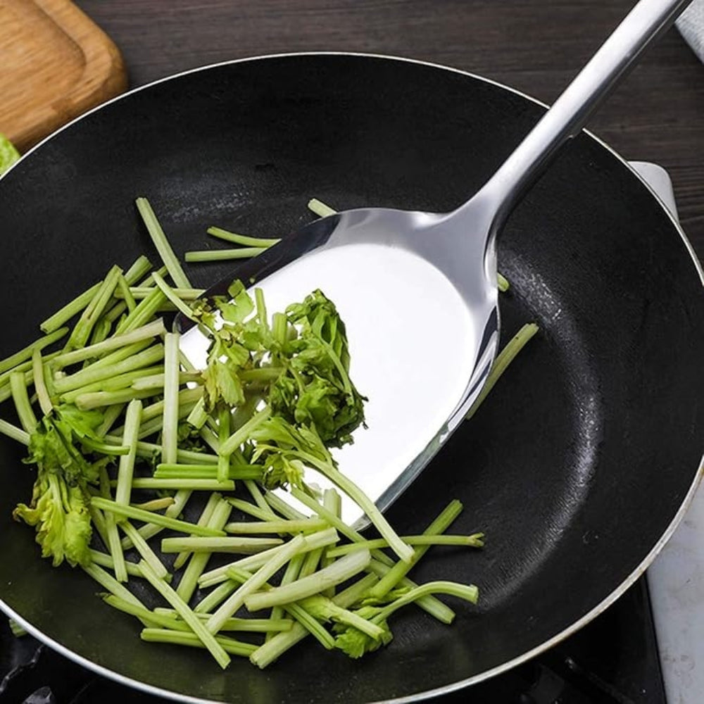 Stainless Steel Cooking Utensil Set with Ergonomic Handles