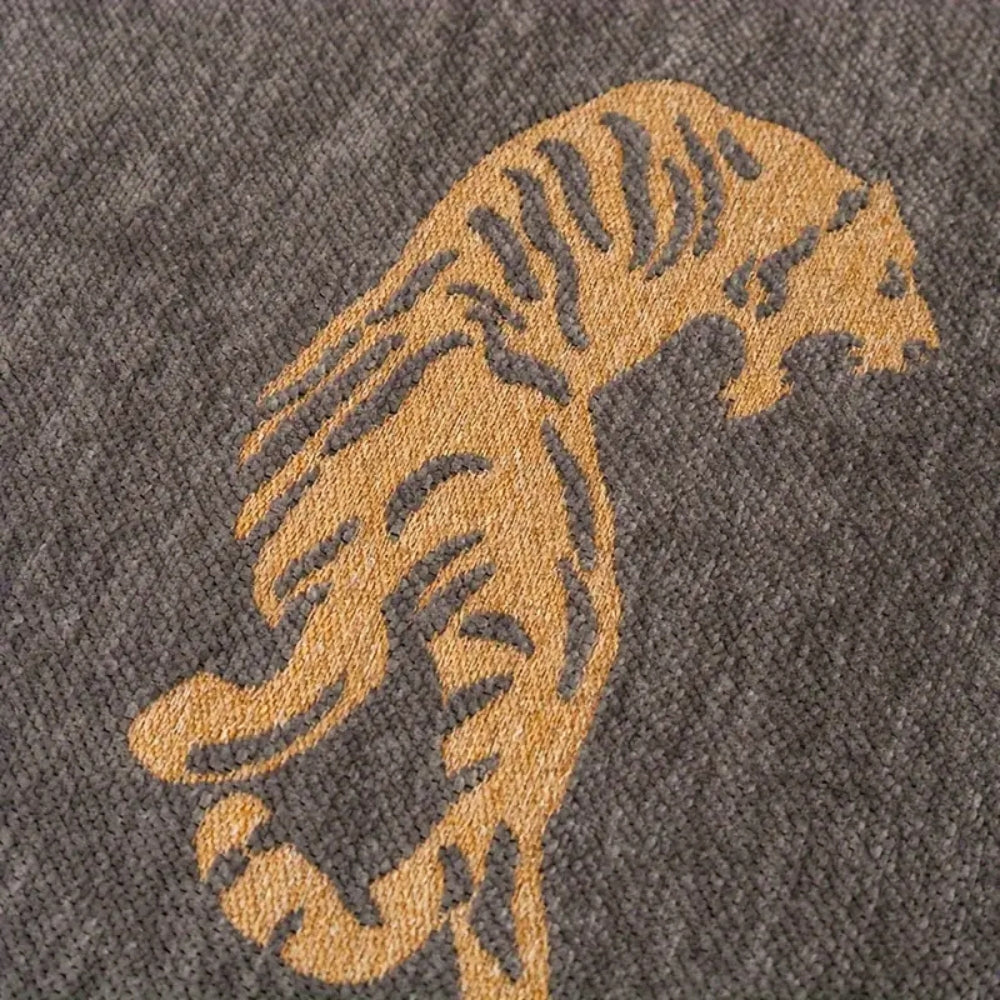 Reversible Tiger Chenille Sofa Cover