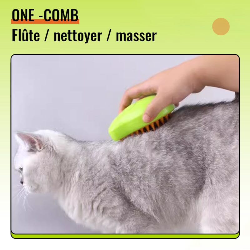 Spray Massage Comb for Pets with Deodorizing Mist