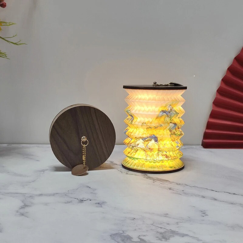 Foldable Touch Control LED Table Lamp with USB Rechargeable Battery