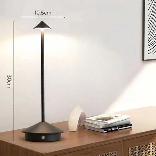 Wireless Dimmable LED Table Lamp - Waterproof Rechargeable Design